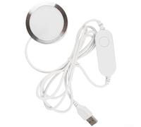 YobiLife Kit d'éclairage LED avec alimentation USB, barre lumineuse flexible ultra fine pour éclairage d'imprimante 3D, plafond, armoire et veilleuse à faire soi-même avec bouton poussoir (A)