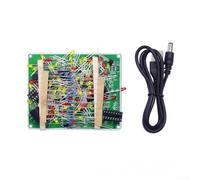 YobiLife Kit d'entraînement à souder électronique à faire soi-même, lumières LED rouges et jaunes avec circuits intégrés NE555 et CD4017, PCB FR-4 de 1,6 mm, vitesse réglable pour l'apprentissage de