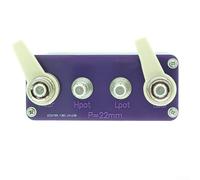 YobiLife Kit d'étalonnage de condensateur pour pont LCR dérive basse température 0,5 % d'erreur 1nF 10nF 100nF 100nF 1uF coque en aluminium avec interface BNC (10pF)