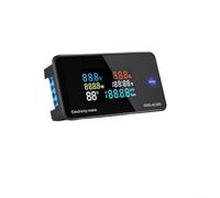 YobiLife KWS-AC300 Compteur de puissance numérique CA 50-300 V 100 A LED Voltmètre Ampèremètre avec fonction de réinitialisation de mémoire pour la mesure de l'énergie (KWS-AC300-20A)