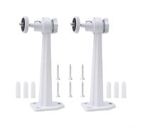YobiLife Lot de 2 supports muraux pour caméra Arlo Pro 2/3 - Inclinaison à 150° - Pivotant à 360° - En alliage d'aluminium - Compatible avec la plupart des caméras dôme de vidéosurveillance - Réglable