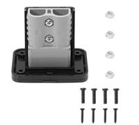 YobiLife Lot de 4 câbles de batterie 120 A pour câble de batterie de style Anderson 12 V-36 V pour camping-car, chariot élévateur, équipement solaire - Gris, 4-6 AWG, IP20