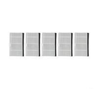 YobiLife Lot de 5 filtres de rechange blancs compatibles avec ATVEL Smartgyro R80 Base et CECOTEC pour aspirateurs Conga 2499 Ultra Home