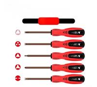 YobiLife Lot de 5 tournevis magnétiques en alliage d'acier U Y Triangle multi-points pour réparation de carburateur de moto