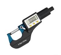 YobiLife Micromètre de haute précision de 0,001 mm | Tête de mesure en acier et écran LCD | Fonctions de mesure à double mode | Outil à coulisse numérique de qualité professionnelle (0-25)