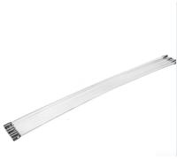 YobiLife Outil de ramonage pour usage domestique - Tige de nettoyage flexible de 3 m avec raccords ronds - Sans danger - Pour éliminer la suie dans les cheminées et les poêles