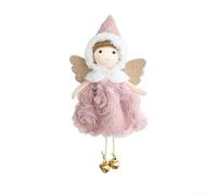 YobiLife Pendentif brodé en tissu pour petite fille pour Noël, pour sapin, convient pour les mariages, les fêtes d'anniversaire, les festivals de musique et les décorations saisonnières répétées