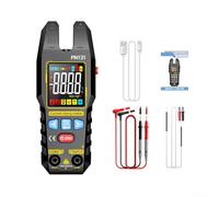 YobiLife Pince multimètre numérique rechargeable 4000 comptes AC/DC True RMS U-Type ampèremètre avec alarme NCV pour test de câble industriel (PN131 PRO)
