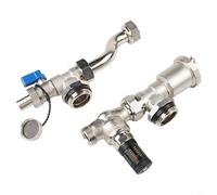 YobiLife Soupape de dérivation de pression différentielle, soupape de dérivation de pression avec ventilation automatique, mesure à double échelle et caractéristiques de contrôle du débit stable