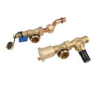 YobiLife Soupape de dérivation de pression différentielle, soupape de dérivation de pression avec ventilation automatique, mesure à double échelle et caractéristiques de contrôle du débit stable