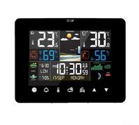 YobiLife Station météo couleur avec hygromètre de prévision et thermomètre pour la maison, le bureau, la salle de classe 4 pièces