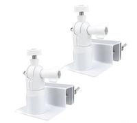 YobiLife Support de panneau solaire pour montage de gouttière, conçu pour une fixation sûre et une utilisation durable en extérieur (2blanc)