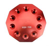 YobiLife Support de rangement rotatif pour tournevis avec base antidérapante - Organiseur compact pour pinces à épiler et petits outils de réparation - Support de rangement de bureau (rouge)