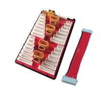 YobiLife Tableau de charge parallèle 2 en 1 pour batterie au lithium, type combiné pour paquets de 2-6S à 8S, circuit imprimé en feuille de cuivre épais 35 A, fusible de sécurité 40 A, fil en silicone