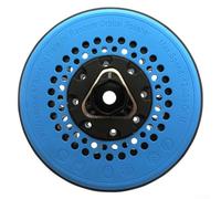 YobiLife - Tampon abrasif de 5 pouces de 125 mm avec 49 trous sans poussière palier de support crochet et plaque de ponçage tampon de meulage auto-adhésif pour ponceuses orbitales