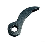 YobiLife Tête d'adaptateur de clé réglable pour retrait d'arbre d'essieu, acier à haute teneur en manganèse avec revêtement en oxyde noir, dureté 52HRC, compatible avec les outils carrés et fleurs de