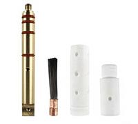 YobiLife Tête et poignée de brosse de nettoyage de soudure avec manchon de limitation, accessoires de rechange pour équipement de traitement des perles de soudure en acier inoxydable, filetage inversé