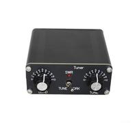 YobiLife Tuner d'antenne QRP manuel 3-28MHz 5W pour Z-Match, boîtier métallique compact avec connecteur BNC pour radio HAM Extérieure