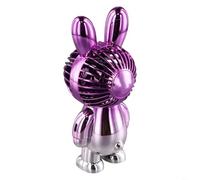 YobiLife Ventilateur portatif avec chargement USB, 2 vitesses réglables, idéal pour les activités de plein air et une utilisation à la maison (violet)