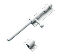 YobiLife Verrou de porte, prêt à l'emploi, robuste, en acier inoxydable 304 de qualité externe pour portails de jardin, abris de jardin et granges, complet avec fixations (blanc (8))
