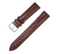 Yobohui Bracelets de rechange en cuir vintage unisexes de 12 à 22 mm for montres(Brown,Width16mm)