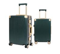 Yobohui Grandes valises à Coque Rigide, Extensibles, légères, durables, Grande capacité, Doubles roulettes pivotantes(Green,24in)