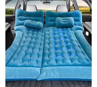 Yobohui Matelas gonflable de voiture pour Volkswagen Atlas 7 places 2018-2024, coffre arrière gonflable, flocage épais, lit de voyage, camping, pompe à air et 2 oreillers (vert foncé)