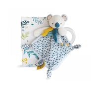 Doudou et Compagnie - Doudou Hochet - Yoca le Koala - Jouet Educatif - Boîte Cadeau - 22 Cm - Idée Cadeau de Naissance Fille et Garçon - Garantie Doudou Perdu - DC3666