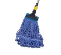 Yocada Serpillère en Coton Robuste de qualité Industrielle avec Pince à mâchoire en Fer pour Nettoyage du Sol 132 cm de Long