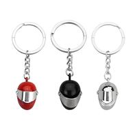 YOCDNOV 3pcs Porte-clés de Casque de Moto- Porte-clés destyle Locomotive à la Mode, Personnalisé Accessoire Cadeau Décoration pour Voitur, très réel comme Un Anniversaire, Cadeau de Vacances