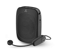 YOCEWECA Amplificateur vocal sans fil avec microphone pour casque, amplificateur Bluetooth personnel sans fil avec micro, microphone pour enseignants, mini haut-parleur mégaphone, système de
