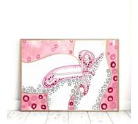 Yocheng Affiche abstraite aquarelle corps sexy impression sur toile peinture murale art photo restaurant salon maison chambre bar décor 21x30cm sans cadre