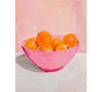 Yocheng Affiche murale colorée de glaces d'été, nature morte, salle à manger, petit-déjeuner, nourriture, impression, image, décoration de cuisine, peinture sur toile 21x30cm sans cadre