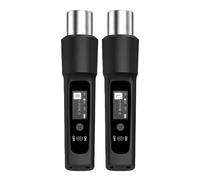 YOCOWOCO Récepteur Bluetooth XLR sans fil, adaptateur audio XLR pour haut-parleurs et mixeurs audio, son en direct et streaming, affichage d'état, batterie 14 h, portée de 30,5 m, charge USB-C (double