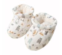 YODAOLI Chaussons d'hiver pour bébés et tout-petits, Bottes d'hiver en Flannel et Cotton, Bébés unisexes, Taille 10.5cm (0-6 mois), Couleur A