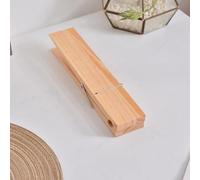 YODAOLI Clothespin Bathroom Towel Holder, Wooden Large Clothespins Towel Racks, Large Wood Clothespin Bathroom Towel Holder Home (C,30 * 4 * 5cm)