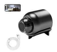 YODAOLI Mini WiFi Camera 1080P HD - Night Vision Included, Spy Wireless with Audio, for Home, Office, Store (1 x Black)