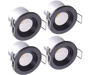 YODAVE 4 Stück Einbaustrahler Klein Spot 3W Deckenspot Set Mini Rund Einbauleuchte, Einbauspot, Deckenleuchte, Deckenspots,Spot,Downlight
