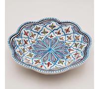 YODECO Assiette creuse fleur Bakir turquoise - D 23 cm