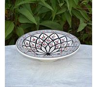 YODECO Assiette Tebsi Bakir gris - D 23 cm
