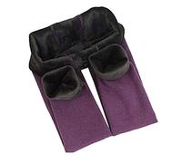 Yodensity Fille Hiver Leggings élastique Chaud épais Collant ,Violet,S: 2-4 ans; longueur du legging: 55cm