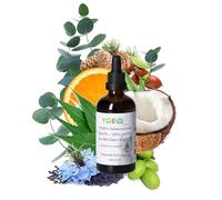 YODO’s Zeckenschreck, Protection 100% Naturelle Contre Les tiques, Huile Anti-tiques pour Chiens et Chats, 7 huiles Bio de Haute qualité, Eucalyptus 2500 Gouttes 100ml Flacon à Pipette