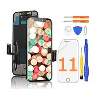 Yodoit Écran LCD pour iPhone 11 6,1" FHD Ecran Tactile Vitre Complet Compatible avec Modèle A2111, A2223, A2221, avec Kit d'outils de Réparation
