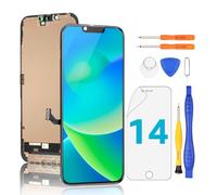 Yodoit Écran LCD pour iPhone 14 Tactile 6,1 Pouces FHD Display 3D Touch Face ID Screen avec Kit d'outils de Réparation