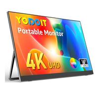 Yodoit Écran Portable 16" 4K, UHD Moniteur Portable 3840 × 2160 IPS Display HDMI USB Type C HDR Ecran avec Haut-parleurs Intégrés pour PC/Ordinateur Portable/MacBook/PS3/4/5/Xbox/TV