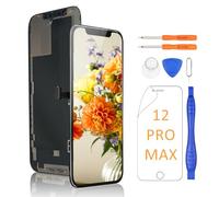 Yodoit Écran pour iPhone 12 Pro Max OLED Display [Pas LCD] 3D Touch Face ID Tactile Vitre avec Kit de Réparation, Film Protecteur