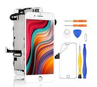 Yodoit Écran pour iPhone 7 Plus LCD Vitre Tactile Complet Remplacement Assemblé avec Caméra Frontale, Haut Parleur Interne, Capteur de Proximité + Outil de Réparation (5,5 Pouces Blanc)