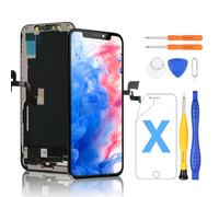 Yodoit Écran pour iPhone X LCD FHD Display 3D Touch Face ID 5,8" Tactile Vitre Ecran avec Kit de Réparation, Film Protecteur