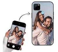 Yoedge Coque Personnalisée pour Oppo Realme C21Y 4G / C25Y Case 6,5" Personnalisable Housse avec Votre Propre Photo Image Texte Nom Étuis Souple TPU Personnaliser Custom Nero Cover