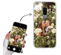 Yoedge Coque Personnalisée pour Samsung Galaxy S9 Plus Case 6,2" Personnalisable Housse avec Votre Propre Photo Image Texte Nom Étuis Souple Personnaliser Custom Trasparente Cover pour Samsung S9 Plus